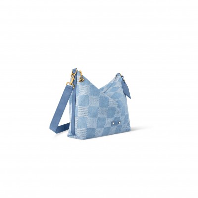 LOUIS VUITTON DENIM VAGABOND HOBO N00202 (38*35*12cm)